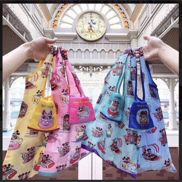 Disney - ディズニーランド エコバッグ 青の通販 by komushop ...
