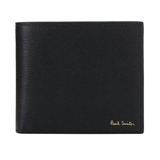 ポールスミス(Paul Smith)の新品 ポールスミス PAUL SMITH 2つ折り財布 Billfold And Coin Wallet ブラック 黒(折り財布)