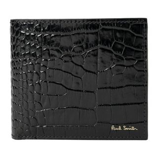 ポールスミス(Paul Smith)の新品 ポールスミス PAUL SMITH 2つ折り財布 BILLFOLD AND COIN WALLET ブラック(折り財布)