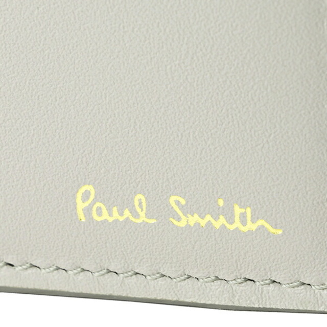 新品 ポールスミス PAUL SMITH 2つ折り財布 BILLFOLD AND COIN WALLET グレー