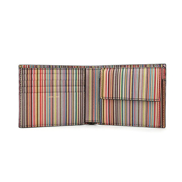 新品 ポールスミス PAUL SMITH 2つ折り財布 BILLFOLD AND COIN WALLET ブラック 3