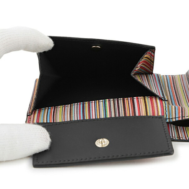 新品 ポールスミス PAUL SMITH 2つ折り財布 BILLFOLD AND COIN WALLET ブラック 5