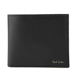 ポールスミス(Paul Smith)の新品 ポールスミス PAUL SMITH 2つ折り財布 BILLFOLD AND COIN WALLET ブラック(折り財布)