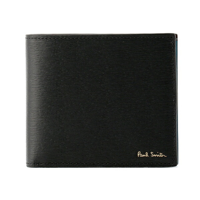 新品 ポールスミス PAUL SMITH 2つ折り財布 BILLFOLD AND COIN WALLET グレー