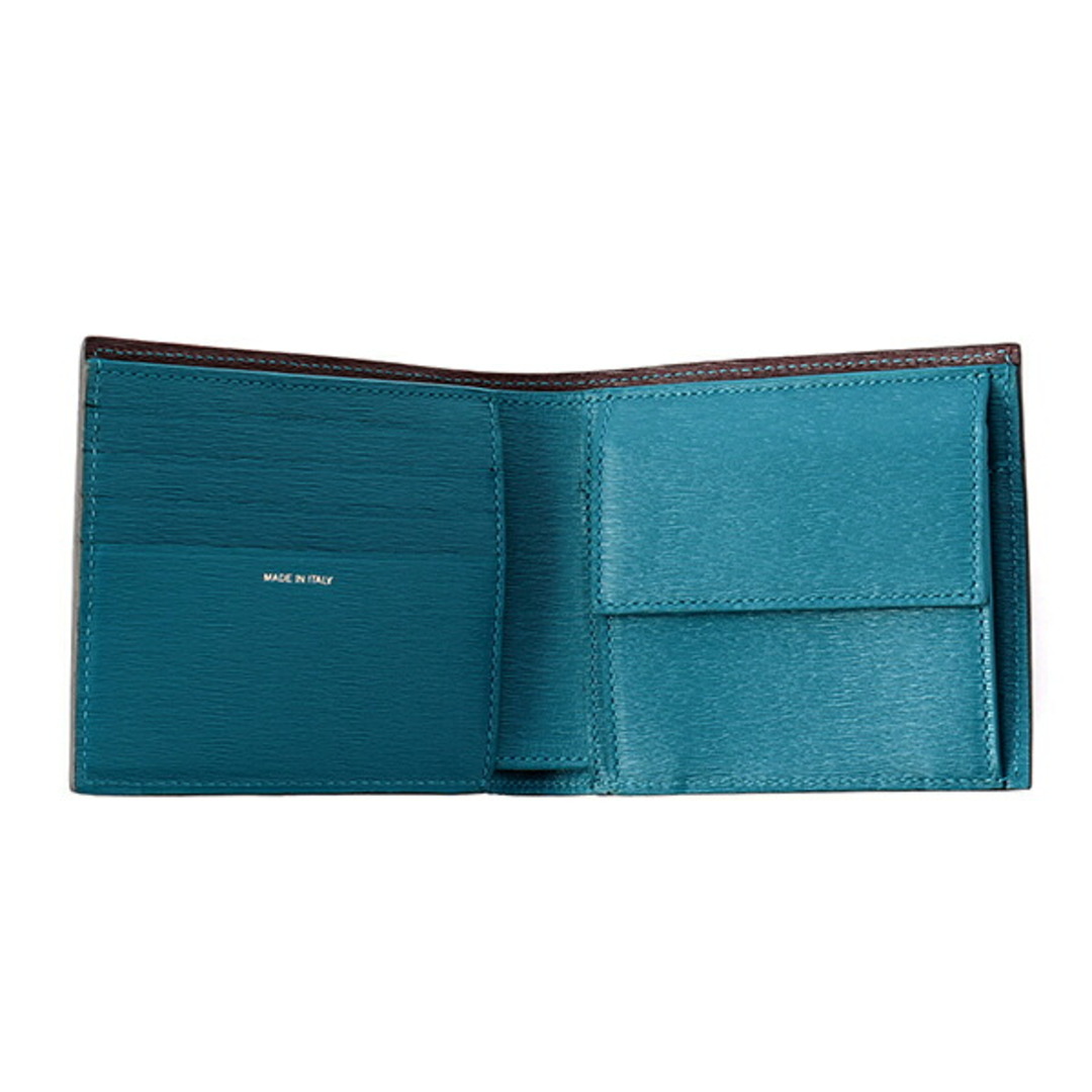 新品 ポールスミス PAUL SMITH 2つ折り財布 BILLFOLD AND COIN WALLET ブルー 5