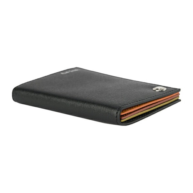 Paul Smith(ポールスミス)の新品 ポールスミス PAUL SMITH カードケース CARD HOLDER ブラック 黒 マルチ メンズのファッション小物(名刺入れ/定期入れ)の商品写真