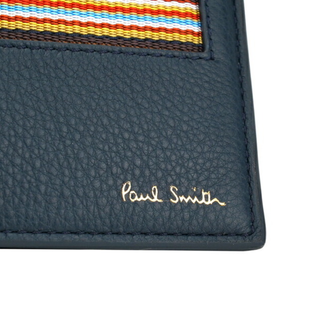 新品 ポールスミス PAUL SMITH 2つ折り財布 BILLFOLD AND COIN WALLET ネイビー 6