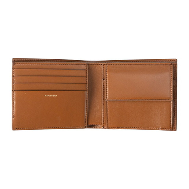 新品 ポールスミス PAUL SMITH 2つ折り財布 BILLFOLD AND COIN WALLET ブラウン