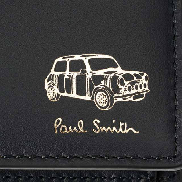 Paul Smith(ポールスミス)の新品 ポールスミス PAUL SMITH 2つ折り財布 BILLFOLD AND COIN WALLET ブラック メンズのファッション小物(折り財布)の商品写真