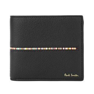 ポールスミス(Paul Smith)の新品 ポールスミス PAUL SMITH 2つ折り財布 BILLFOLD AND COIN WALLET ブラック(折り財布)