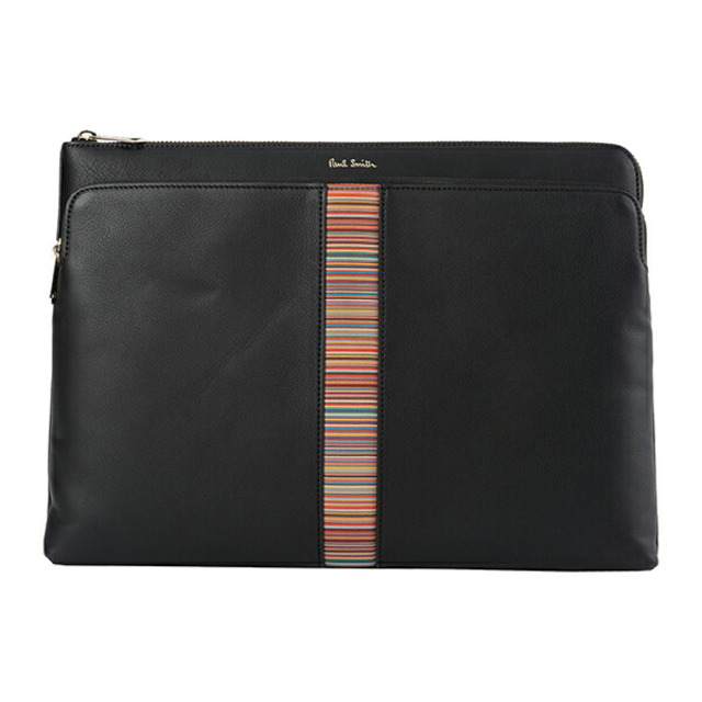 Paul Smith(ポールスミス)の新品 ポールスミス PAUL SMITH クラッチバッグ ドキュメントケース ブラック メンズのバッグ(セカンドバッグ/クラッチバッグ)の商品写真