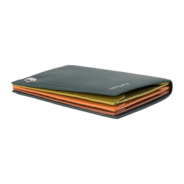 Paul Smith(ポールスミス)の新品 ポールスミス PAUL SMITH カードケース CARD HOLDER グリーン 深緑 マルチ メンズのファッション小物(名刺入れ/定期入れ)の商品写真