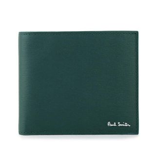 ポールスミス(Paul Smith)の新品 ポールスミス PAUL SMITH 2つ折り財布 BILLFOLD AND COIN WALLET グリーン(折り財布)