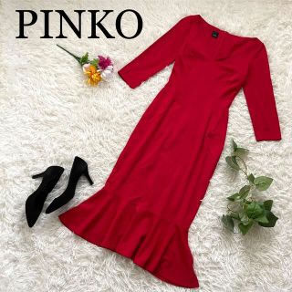 値下げ❣️PINKO 個性的なタイトワンピースサイズ42