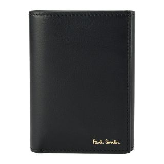 ポールスミス(Paul Smith)の新品 ポールスミス PAUL SMITH 3つ折り財布 TRIFOLD WALLET ブラック 黒(折り財布)