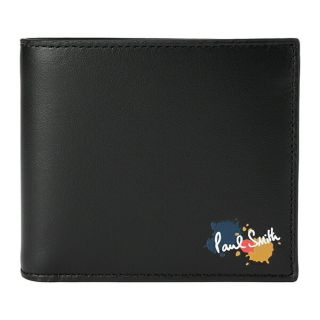 ポールスミス(Paul Smith)の新品 ポールスミス PAUL SMITH 2つ折り財布 BILLFOLD AND COIN WALLET ブラック 黒(折り財布)