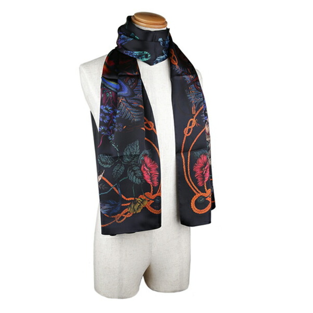 Paul Smith(ポールスミス)の新品 ポールスミス PAUL SMITH マフラー・ストール SCARF ブラック 黒 レディースのファッション小物(マフラー/ショール)の商品写真