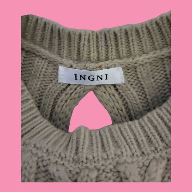 INGNI(イング)の☆美品　☆イング　ニットセーター　M レディースのトップス(ニット/セーター)の商品写真