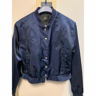 ムルーア(MURUA)のMURUA♡バック編み上げショートブルゾン(ブルゾン)