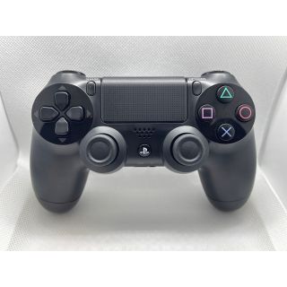 プレイステーション4(PlayStation4)の【美品】PS4 コントローラー ジェッドブラック 黒 DUALSHOCK4 (その他)