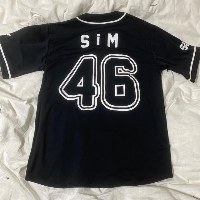 SiM BASEBALL SHiRT シム ベースボールシャツ(L)