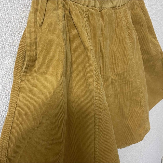 a.g.plus(エージープラス)のコーデュロイ スカート マスタード イエロー 黄色 レディースのスカート(ひざ丈スカート)の商品写真