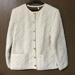 トラディショナルウェザーウェア(TRADITIONAL WEATHERWEAR)のplage購入　キルティングボアコート(ノーカラージャケット)