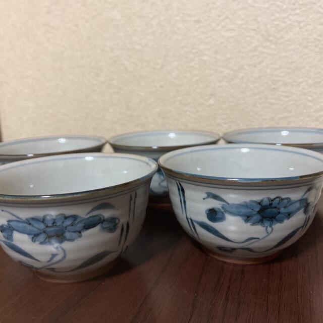 慶口郎窯/古伊万里/有田焼/湯呑5個セット インテリア/住まい/日用品のキッチン/食器(食器)の商品写真