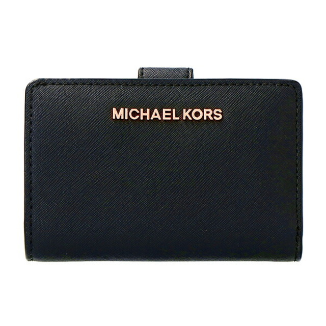 約9×135×3本体重量新品 マイケルコース MICHAEL KORS 2つ折り財布 BIFOLD ZIP COIN WLLET