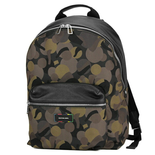 新品 ポールスミス PAUL SMITH リュックサック CAMO BACKPACK ブラック 黒