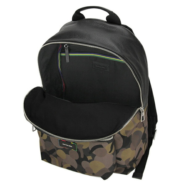 新品 ポールスミス PAUL SMITH リュックサック CAMO BACKPACK ブラック 黒