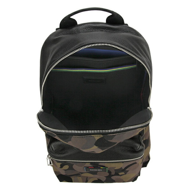 Paul Smith(ポールスミス)の新品 ポールスミス PAUL SMITH リュックサック CAMO BACKPACK ブラック 黒 メンズのバッグ(バッグパック/リュック)の商品写真