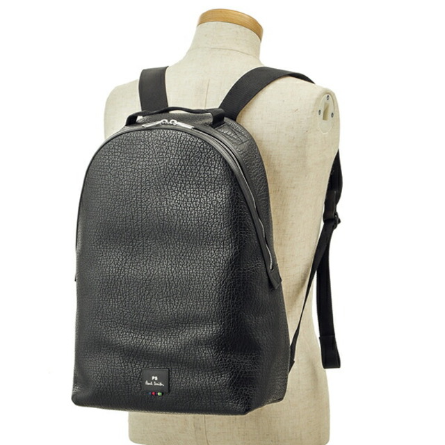 Paul Smith(ポールスミス)の新品 ポールスミス PAUL SMITH リュックサック GRAINED LEATHER BACKPACK ブラック 黒 メンズのバッグ(バッグパック/リュック)の商品写真