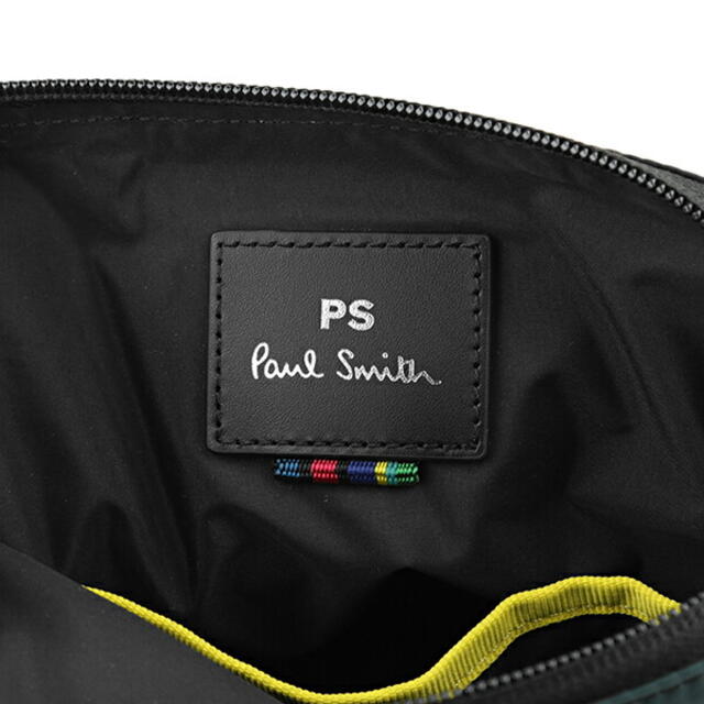 新品 ポールスミス PAUL SMITH ショルダーバッグ フライト バッグ グリーン/ブルー 8