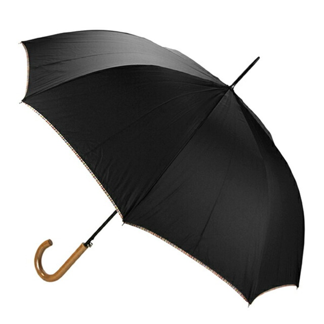 Paul Smith(ポールスミス)の新品 ポールスミス PAUL SMITH 傘 WALKER UMBRELLA ブラック 黒 メンズのファッション小物(傘)の商品写真