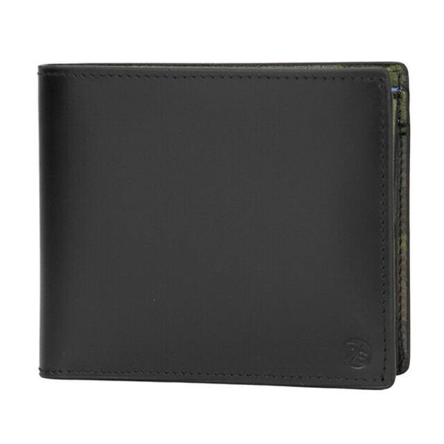 新品 ポールスミス PAUL SMITH 2つ折り財布 BILLFOLD AND COIN WALLET ブラック 黒