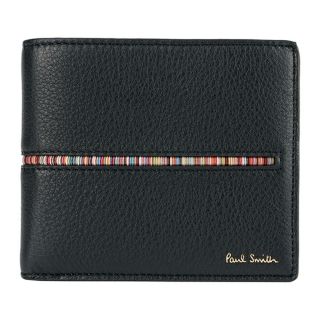 ポールスミス(Paul Smith)の新品 ポールスミス PAUL SMITH 2つ折り財布 BILLFOLD AND COIN WALLET ブラック(折り財布)