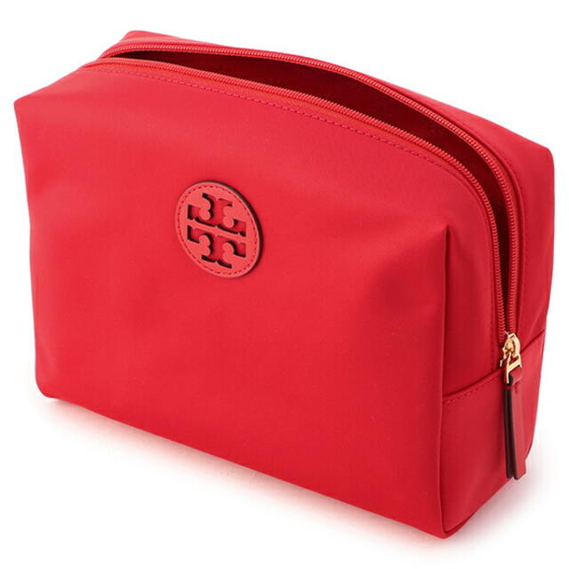 Tory Burch(トリーバーチ)の新品 トリーバーチ TORY BURCH ポーチ ソリッド ブリリアントレッド レディースのファッション小物(ポーチ)の商品写真