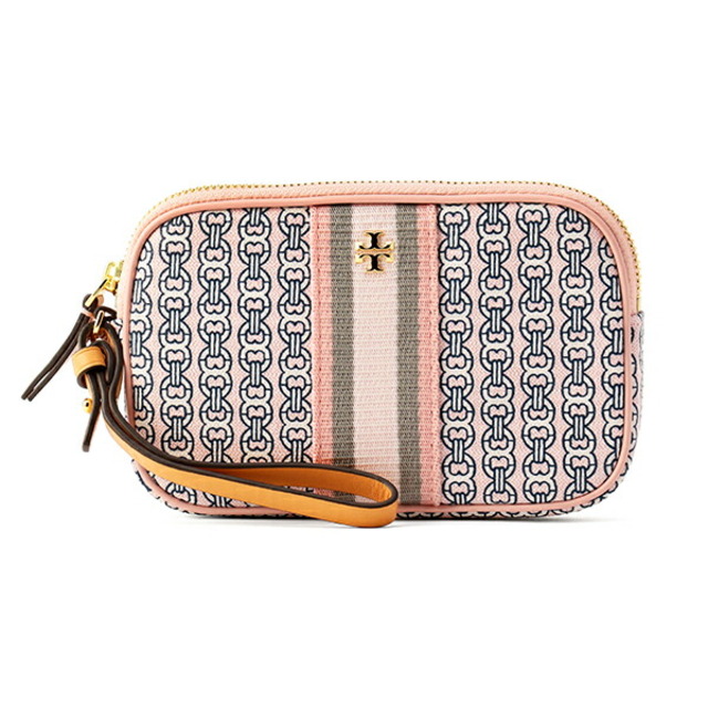 Tory Burch(トリーバーチ)の新品 トリーバーチ TORY BURCH ポーチ ジェミニ リンク キャンバス スモールトート レディースのファッション小物(ポーチ)の商品写真