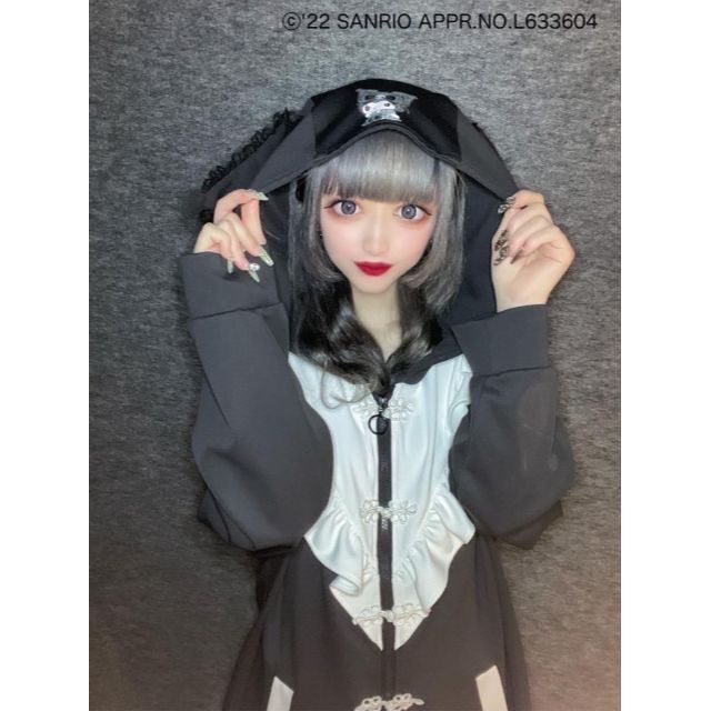 完売品‼️Jamieエーエヌケー×クロミちゃん パーカー♡