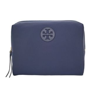 トリーバーチ(Tory Burch)の新品 トリーバーチ TORY BURCH ポーチ ナイロン ネイビー(ポーチ)