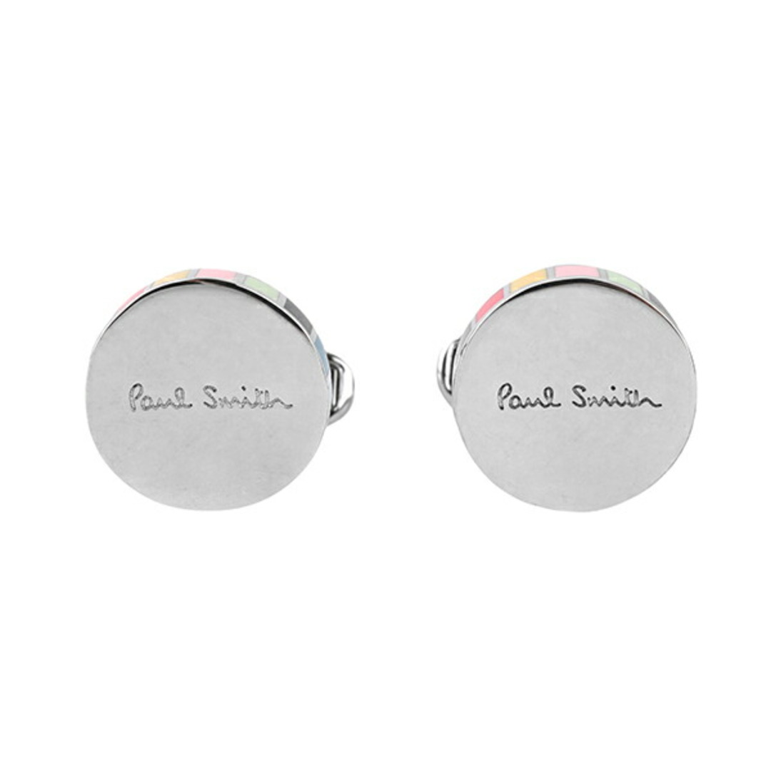 新品 ポールスミス PAUL SMITH カフスボタン LOGO CUFFLINKS シルバー