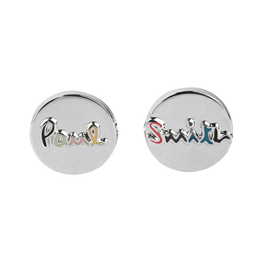 新品 ポールスミス PAUL SMITH カフスボタン LOGO CUFFLINKS シルバー