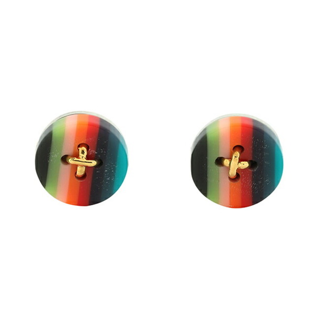 Paul Smith(ポールスミス)の新品 ポールスミス PAUL SMITH カフスボタン BUTTON STR CUFFLINKS シルバー マルチ メンズのファッション小物(カフリンクス)の商品写真