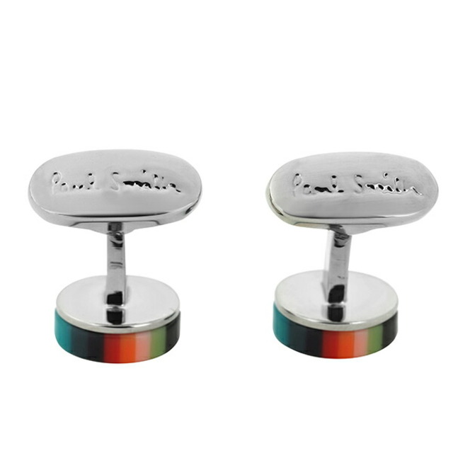 Paul Smith(ポールスミス)の新品 ポールスミス PAUL SMITH カフスボタン BUTTON STR CUFFLINKS シルバー マルチ メンズのファッション小物(カフリンクス)の商品写真