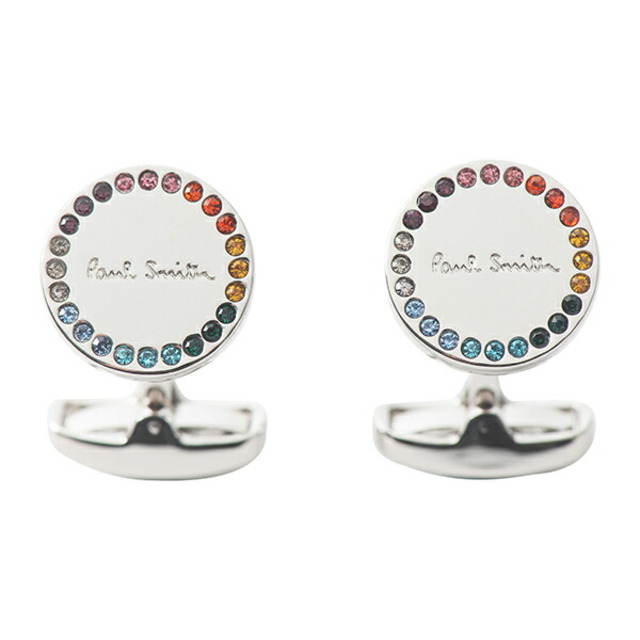 Paul Smith(ポールスミス)の新品 ポールスミス PAUL SMITH カフスボタン CUFFLINKS シルバー/マルチ メンズのファッション小物(カフリンクス)の商品写真