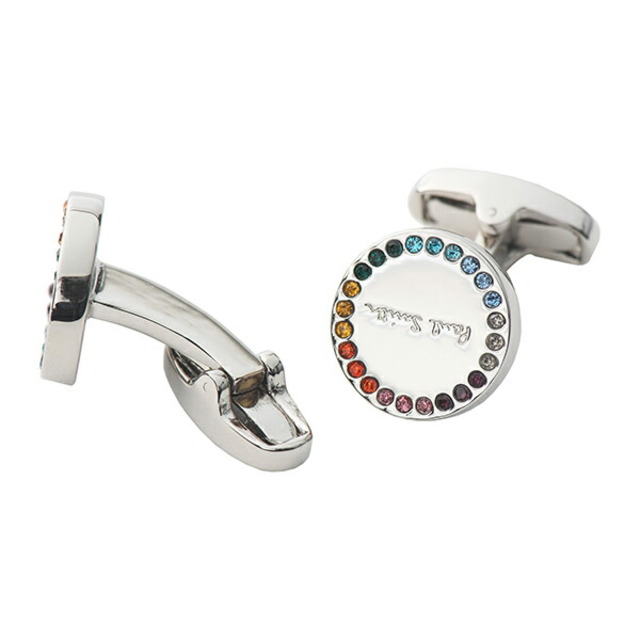 Paul Smith(ポールスミス)の新品 ポールスミス PAUL SMITH カフスボタン CUFFLINKS シルバー/マルチ メンズのファッション小物(カフリンクス)の商品写真