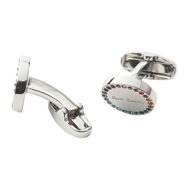 新品 ポールスミス PAUL SMITH カフスボタン CUFFLINKS シルバー/マルチ 5