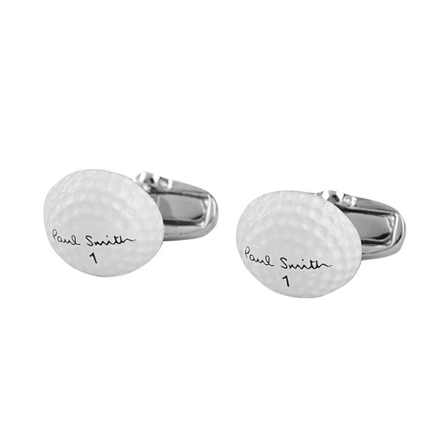 新品 ポールスミス PAUL SMITH カフスボタン GOLF CUFFLINKS シルバー | フリマアプリ ラクマ