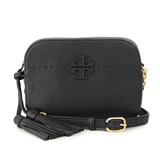 新品 トリーバーチ TORY BURCH ショルダーバッグ マグロウ ブラック 黒オープンポケット×1外側